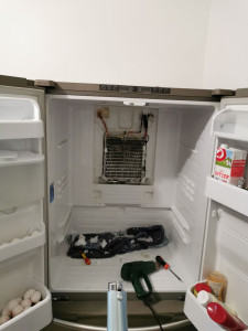 Photo de galerie - Réparation réfrigérateur Américain
évaporateur pris en glace 