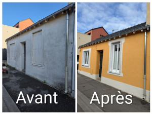 Photo de galerie - Ravalement de façade sur la commune de Nantes