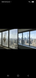 Photo de galerie - Nettoyage des vitres même hauteur 