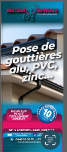 Photo de galerie - Pose de gouttière tout type