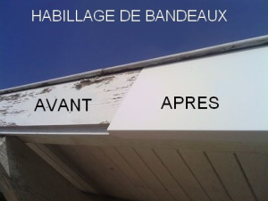 Photo de galerie - Habillage de bandeaux en alu