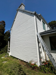 Photo de galerie - Ravalement - bardage bois 