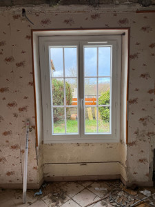 Photo de galerie - Pose de fenêtre 