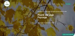 Photo de galerie - Création site web Point de vue Paysage, paysagiste sur Bordeaux