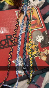 Photo de galerie - Je fais des bracelets brésilien, j’aime les activités manuelles 