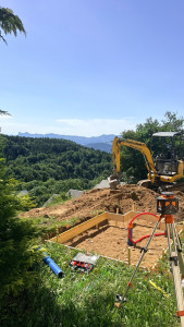 Photo de galerie - Préparation dalle pour spa 
