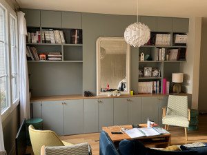 Photo de galerie - Bibliothèque sur mesure