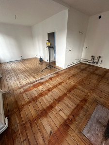 Photo de galerie - Remise en état d’un parquet 