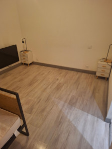 Photo de galerie - Remplacement de parquet dégradé et abîmé. 