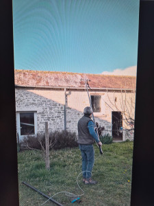 Photo de galerie - Démoussage par perche Béky 