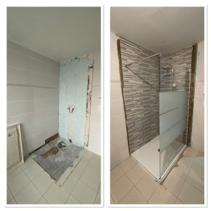 Photo de galerie - Rénovation d’une douche 