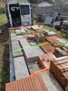 Photo de galerie - Enlèvement de gravats et mise en dechetterie 