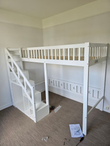 Photo de galerie - Assemblage d'un lit pour enfant 