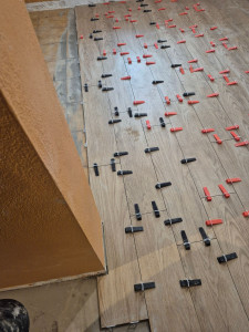 Photo de galerie - Pose carrelage 
