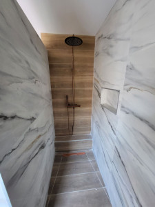 Photo de galerie - Création salle de d'eau douche italienne 