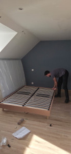 Photo de galerie - Montage d’un lit en kit