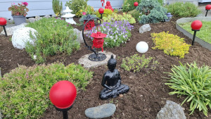 Photo de galerie - Ayant appris la culture des fleurs ???au lycée de Guerande  , ma passion est toujours là voici une petite photo de mon jardin zen ?