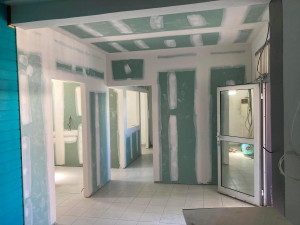 Photo de galerie - Pose de placo sur murs et plafonds