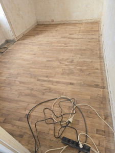 Photo de galerie - Pose de parquet - Revêtement de sol