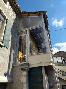 Photo de galerie - Nettoyage vitreries en hauteur 