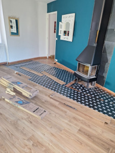 Photo de galerie - Pose de parquet - Revêtement de sol