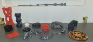 Photo de galerie - Différentes impressions 3D