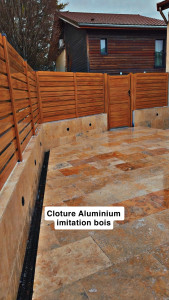 Photo de galerie - Clôture aluminium 