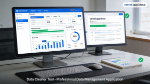 Photo de galerie - Outil data pro Vercel : nettoyage, analyse, optimisation données business