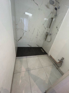Photo de galerie - Une petite douche à l’italienne réalisée 