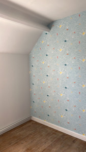Photo de galerie - Pose de papier peint 