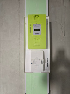 Photo de galerie -  pose compteur linky disjoncteur et goulotte