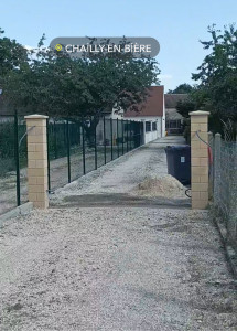 Photo de galerie - Réalisation de pilliers de portails 
