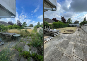 Photo de galerie - Belle transformation sur deux jours d’un jardin Bovois