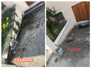 Photo de galerie - Démolition et reconstitution nouveau muret