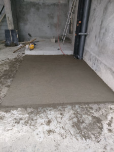 Photo de galerie - Une bricole 
 renforcement d'une dalle pour un groupe électrogène 