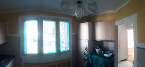 Photo de galerie - Cuisine jaune refaite en blanc 