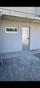 Photo de galerie - Aménagement garage finition lissage peinture.