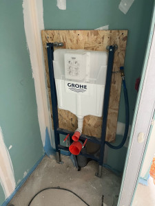 Photo de galerie - Pose de wc 