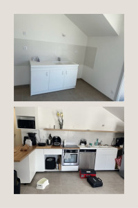 Photo de galerie - Pose, réglage complet d’une cuisine IKEA en L