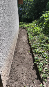 Photo de galerie - Réaménagement en vue de la pose de gravier. Après l' acquisition d'un terrain.
Après 