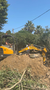 Photo de galerie - Terrassement d’un jardin pour agrandissement 
