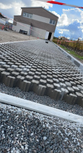 Photo de galerie - Parking en dalle gazon