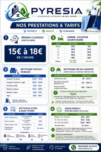 Photo de galerie - Tarif Pyresia 