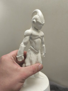 Photo de galerie - Petit boo de 3 kg en résine prêt à peindre