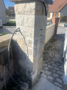 Photo de galerie - Rénovation de pilier cassé 