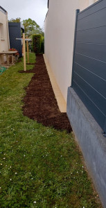 Photo de galerie - Réalisation d une bordure de mur.

