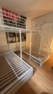 Photo de galerie - Montage d’un lit mezzanine 140 et deux fois 90.