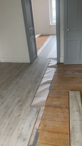 Photo de galerie - Pose de parquet flottant 