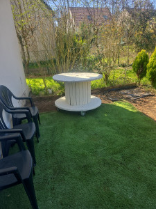 Photo de galerie - Création d'un petit coin terrasse 