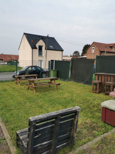 Photo de galerie - Tonte pelouse (jardin de l'association, dont je fais parti) 